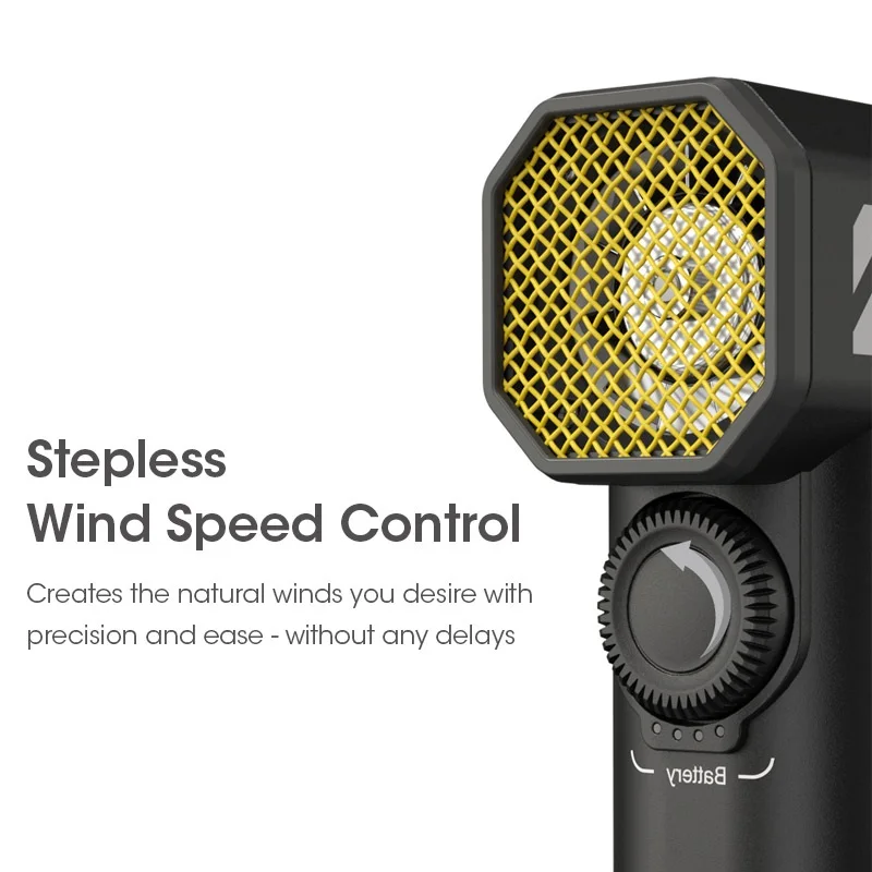 NITECORE CW20 Wind Blower Multipurpose Pocket Photography Fan Electric Portable Fan Stepless for Canon Sony Short Video Portable