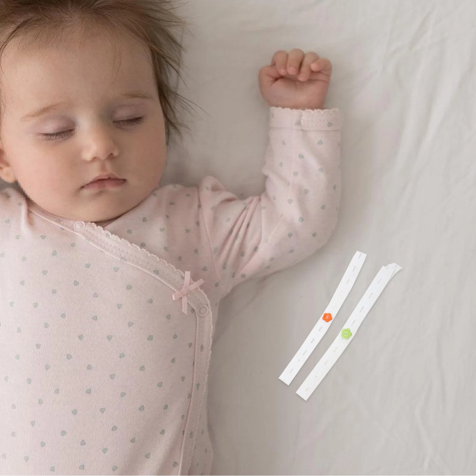 40 قطعة حفاضات ثابتة مشبك لينة حزام تثبيت قابل للتعديل للأطفال والحيوانات الأليفة لا دبوس شرائط حفاضات أحزمة سهلة الاستخدام الرضع #1