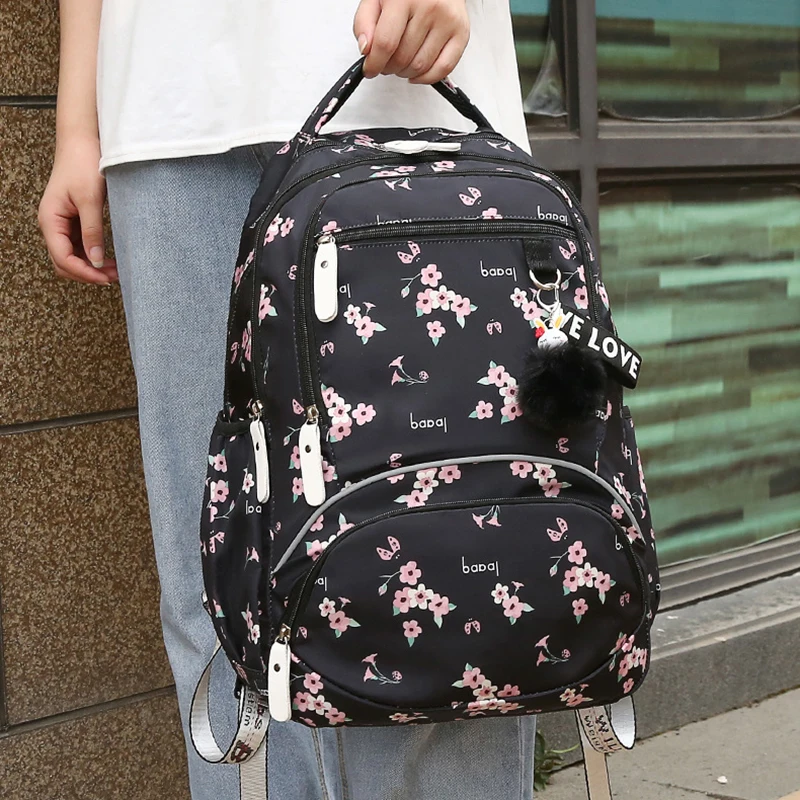 

Leisure Travel Printing Backpack Large Capacity High School Students' Backpack Printed Travel Waterproof Computer Bag