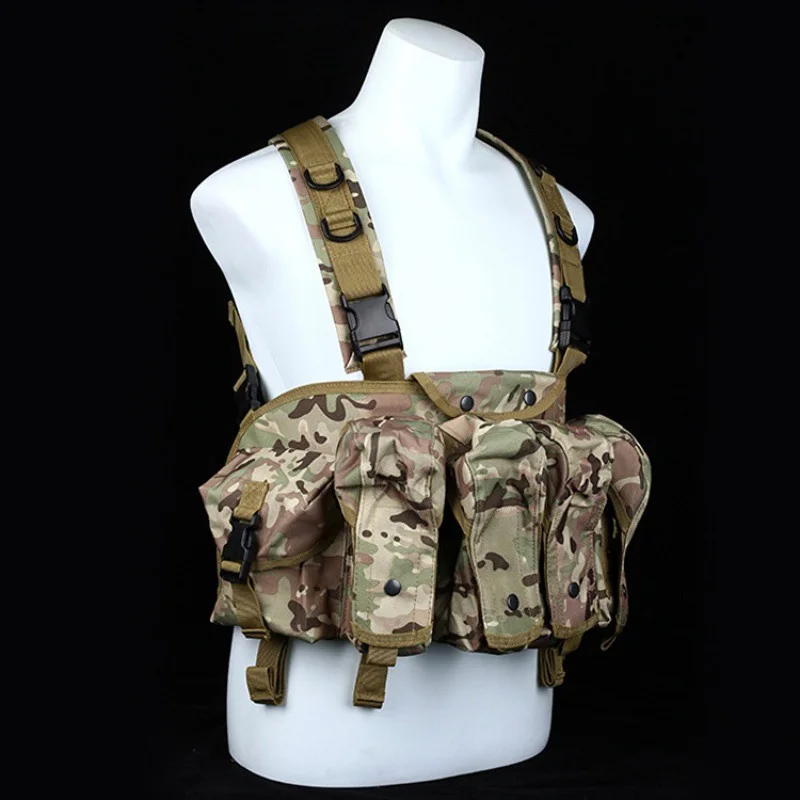 Ngực Giàn Khoan Áo Chiến Thuật Ngoài Trời Airsoft Bóng Sơn Săn Bắn Vest Nam Chiến Thuật Túi Đeo Ngực Quân Sự Quân Đội Thiết Bị