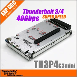 EXP GDC Upgraded TH3P4G3 Thunderbolt-compatible GPU Dock Graphics Card Dock For Macbook Laptop to External Graphic Card PD60W