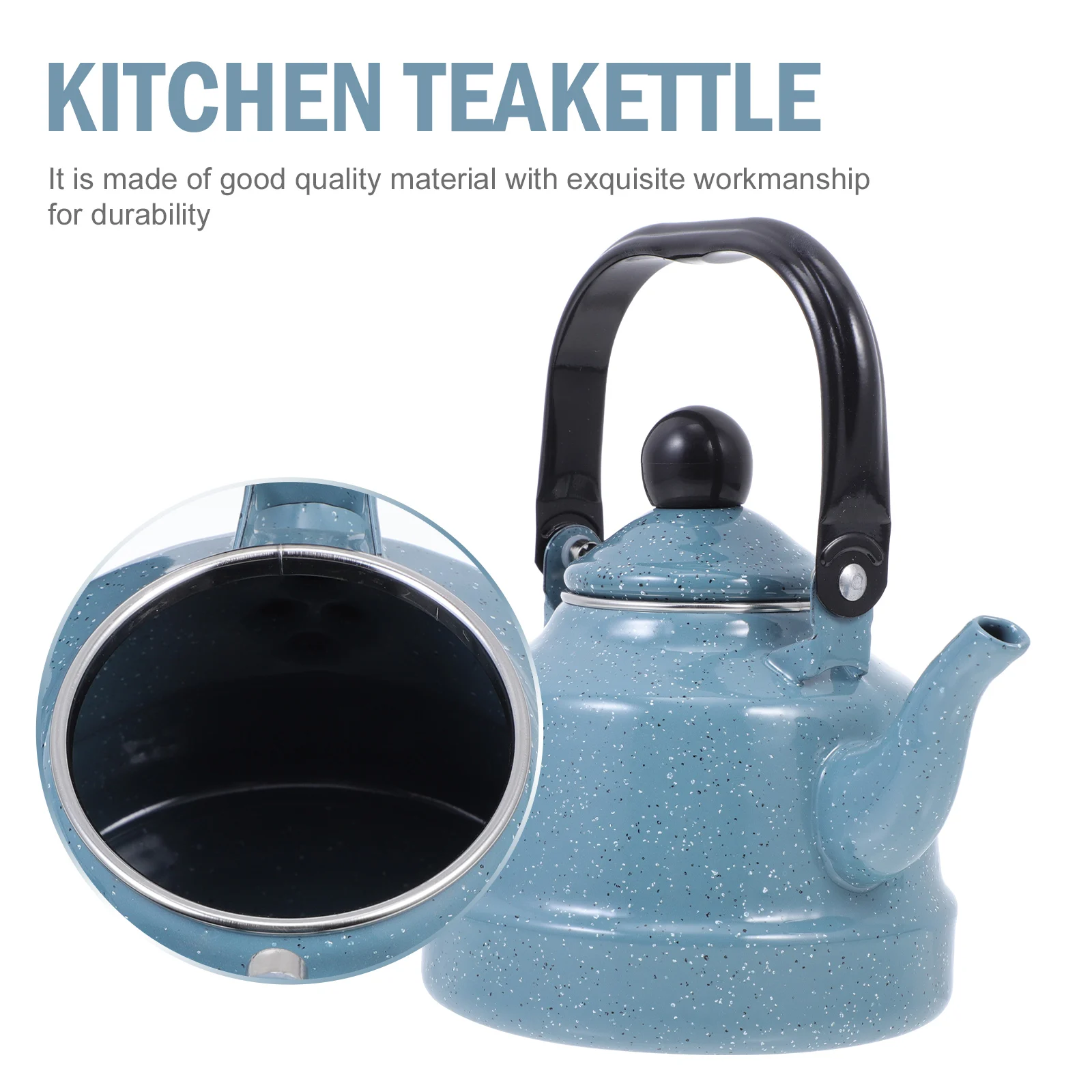 

Kettle Rustic Tea Stove Top Kettles Vintage Floral Pattern Teapot for Stovetop Travel Coffee