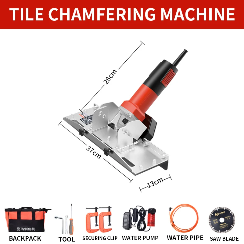 Tile chamfering machine 45° chamfering device High-precision cutting machine Portable dust-free grinding edge chamfering