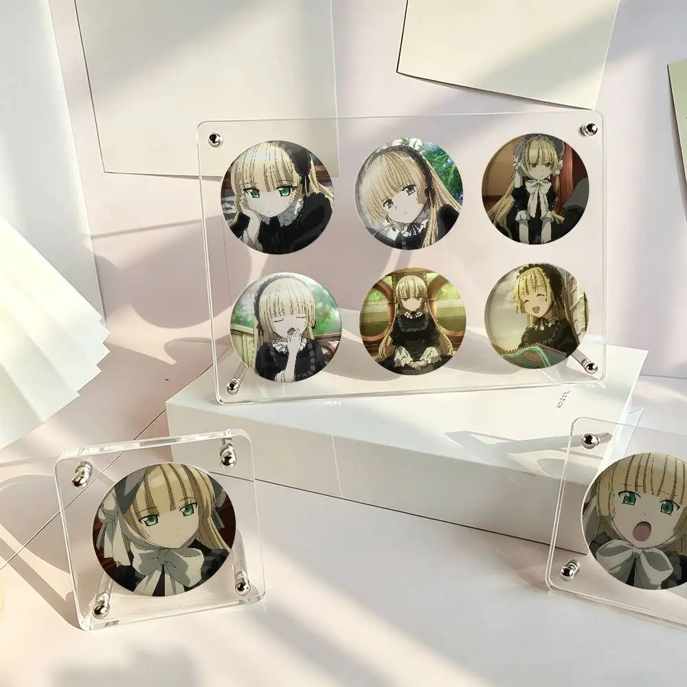 1pc Victorique De Blois Anime Characters Cartoon Style Badge Brooches On Backpack Decoration Round Enamel Pins For Accessorys
