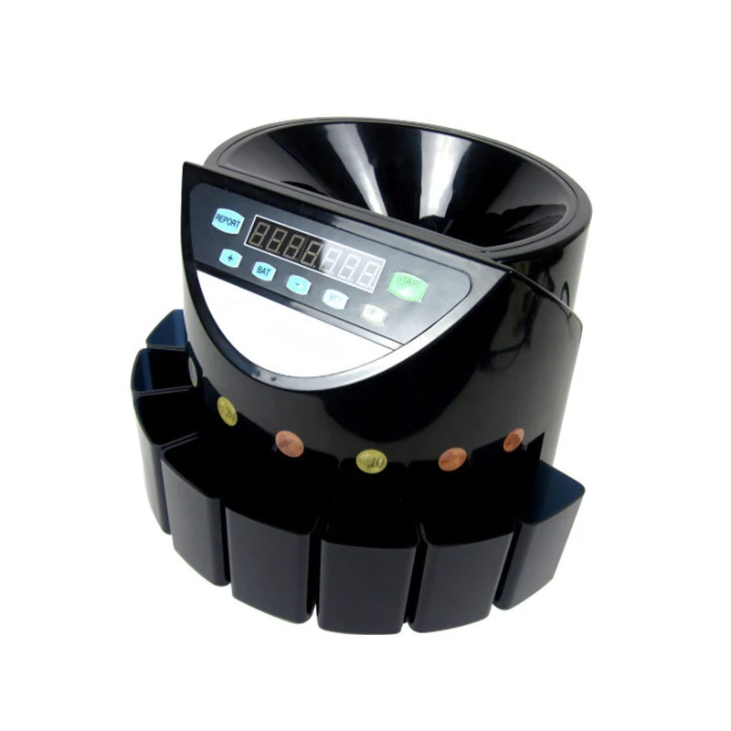 new XD-9002 (Can Customized )electric coin sorter Led Display Digital Automatic Electronic Coin Counter Sorter Machine 220V/110v