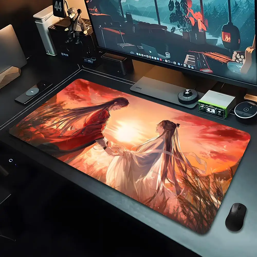 Heaven Officials Blessing Mouse Pad Large PC Mouse Pad Rubber Base Gaming Desk Mat For Keyboard Gamers Office Accessories
