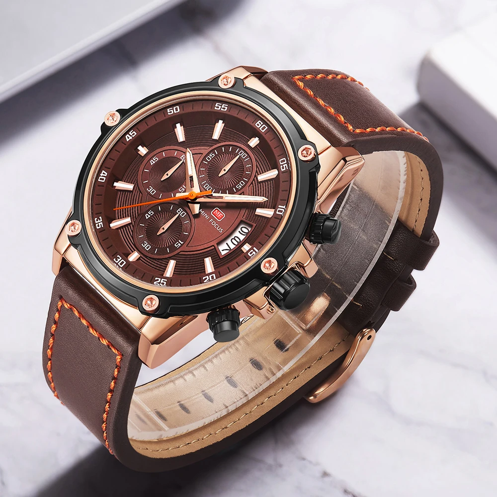 

DG 2025 High Quality Men's Quartz Watch Luxury Trend Multi-Function Chrono Stainless Automatic Watch Christmas Gifts