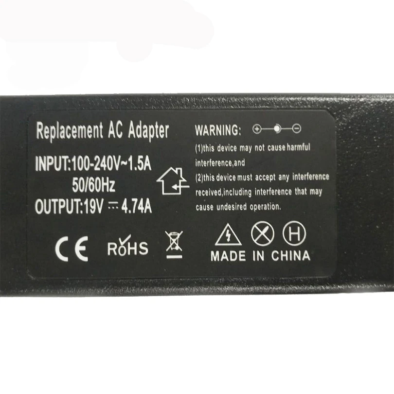 ラップトップ用アダプター,19v,4.74a,90w,5.5x1.7mm,acer aspire 5750g 5755g 7110 9300 E1-531 E1-571G M5-581G g