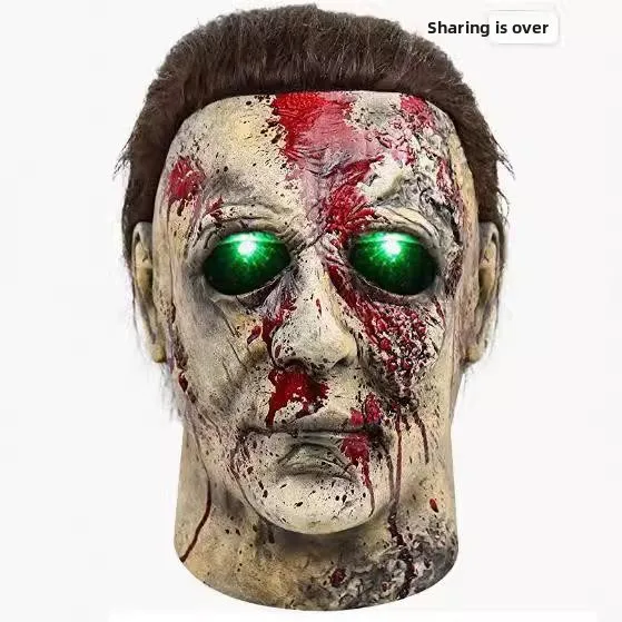 Masque d'horreur en Latex pour enfants et adultes, Costume de spectacle, accessoire, vêtements de scène ethniques traditionnels, tendance pour dames