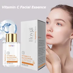 Vitamin C Facial Essence Glutathione Fade Dark Spot Lifting Firming Moisturizing Smoothing Rejuvenating Brighten Skin Care