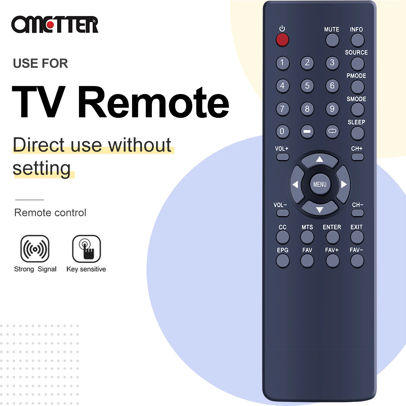 for Proscan TV Remote Control PLDED3273A PLDED4016A PLCD5092B PLDED3996A-C2 PLED4616A PLED3216A PLDED3257A-C MBY0005