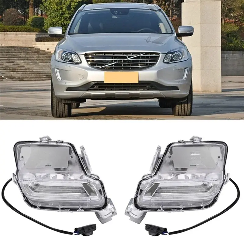 Strange Right Front Bumper Fog Light Position Lamp 31364331 For Volvo XC60 2014-2018 Car DRL Daytime Running Light Accessories
