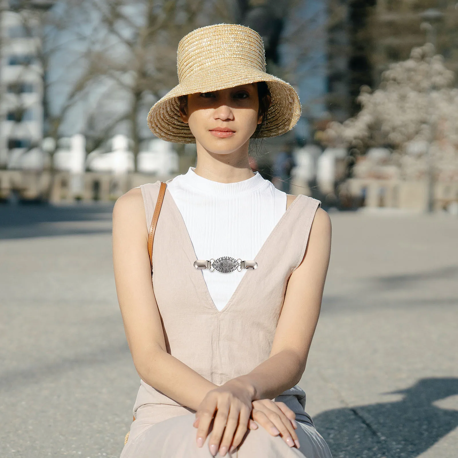 2 stücke Vintage Strickjacke Clips Für Frauen Schal Pullover Kleid Hemd Cape Kragen Pin Brosche Stilvolle Elegante Accessoire Geschenk