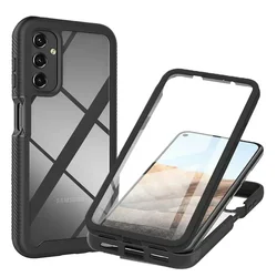 For Samsung Galaxy A56 A55 16 5G 2025 Crystal Case Front Film 360 Protect Coque Samsung A16 A36 A35 A15 S24 FE A 56 35 55 Cover
