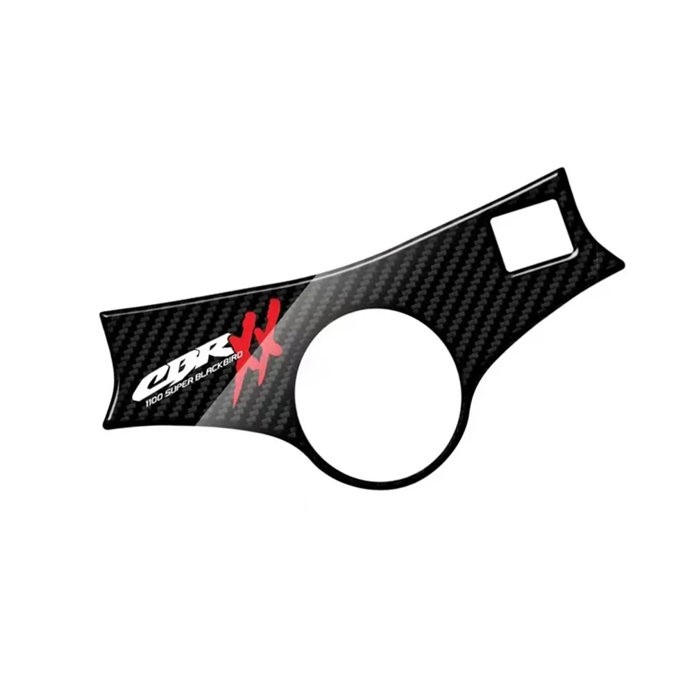 motorcycle 3D Carbon-look Top Triple Clamp Yoke Defender Decal sticker For Honda CBR1100XX 2002 2003 2004 2005 2006