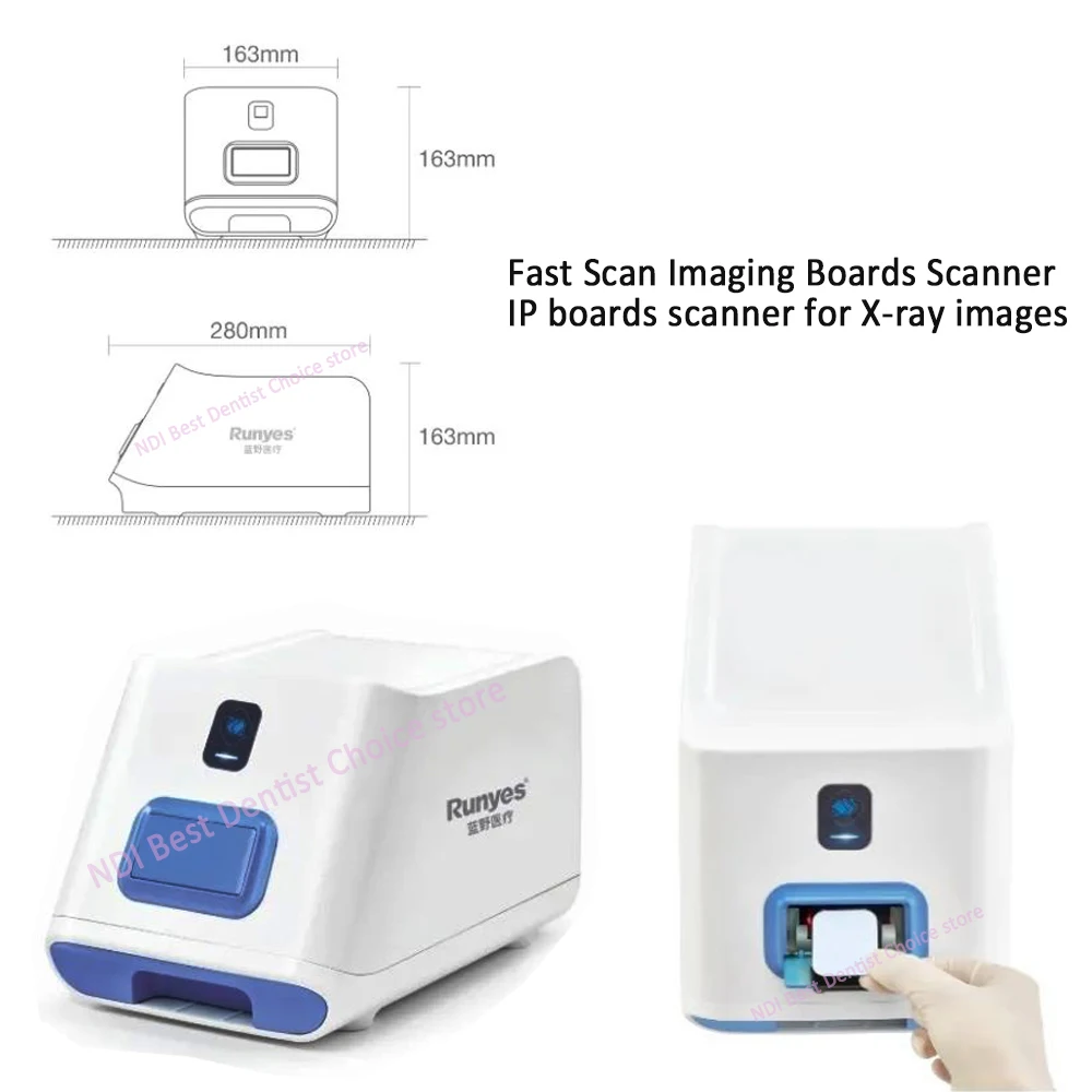 CE Approved Runyes DS630 Imaging Plate Scanner Dental Digital X-ray Image Scanner for Brazil Dentist Imaging Plate Reading Used