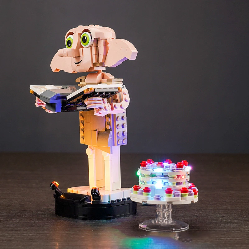 DIY-LED-Beleuchtungsset für LEGO 76421, Dobby the House Elf, Bausteinset (nur LED-Licht, ohne Blöcke, Modell)