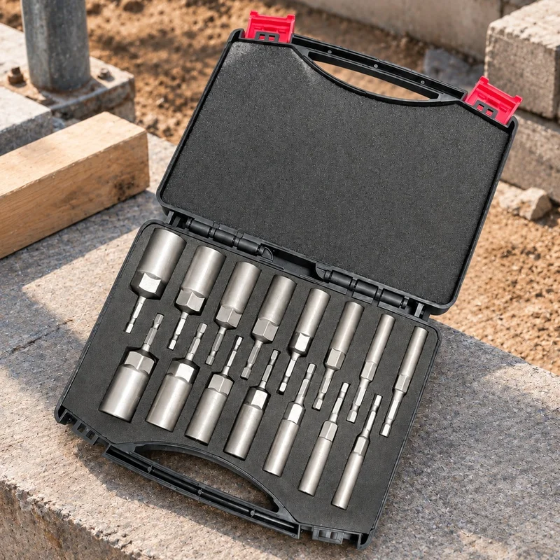 kit-de-adaptadores-de-soquete-de-impacto-com-15-pecas-tamanhos-de-55-a-19-mm-chaves-de-fenda-para-parafusos-de-80-mm-de-comprimento-com-haste-hexagonal-de-troca-rapida-de-635-mm