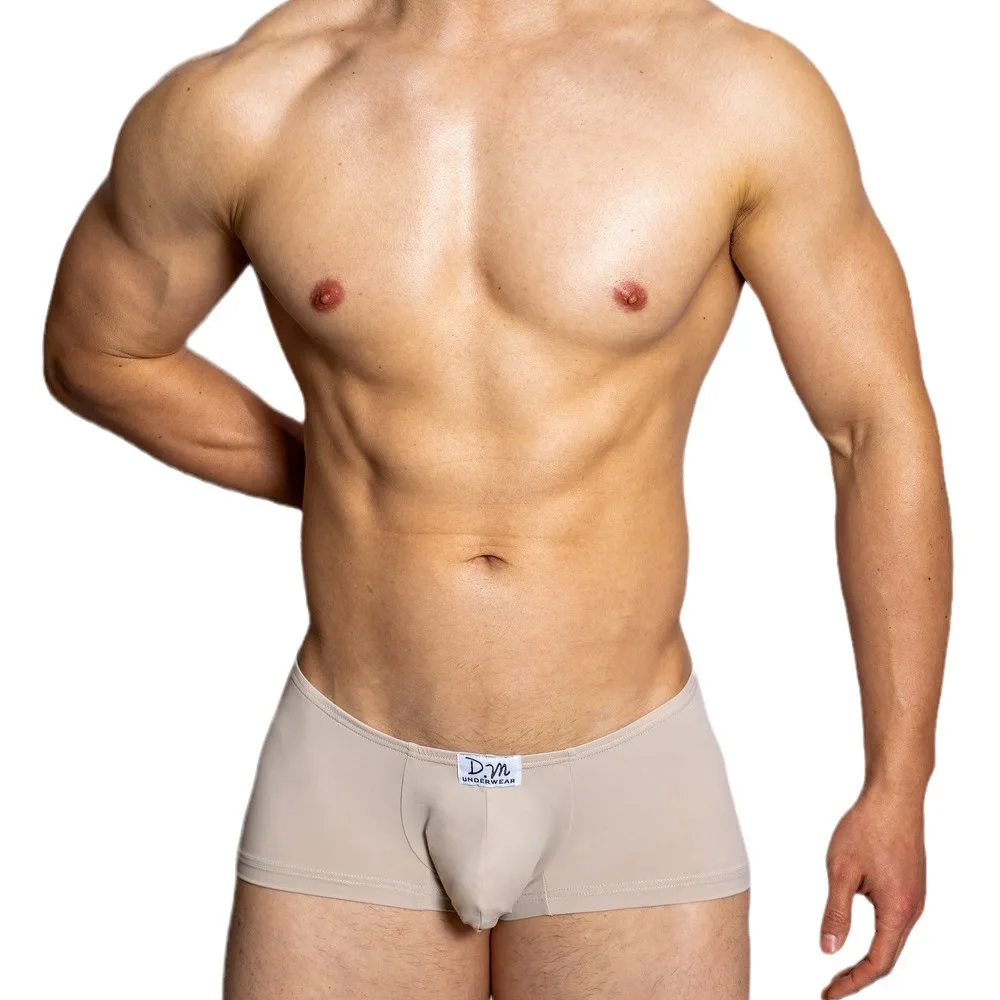 

Men's Underwear Pouch Convex Design Comfortable Underpants Four Corners Soft Under Panties Shorts for Men