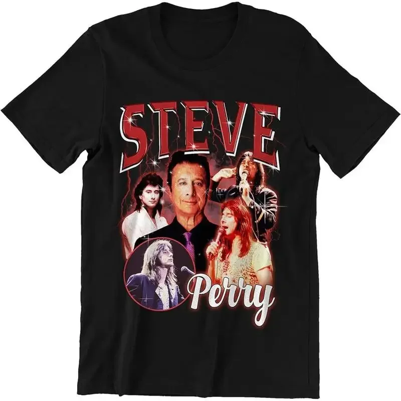 Steve Perry Collage T Shirt All Size S to 5XL UU534