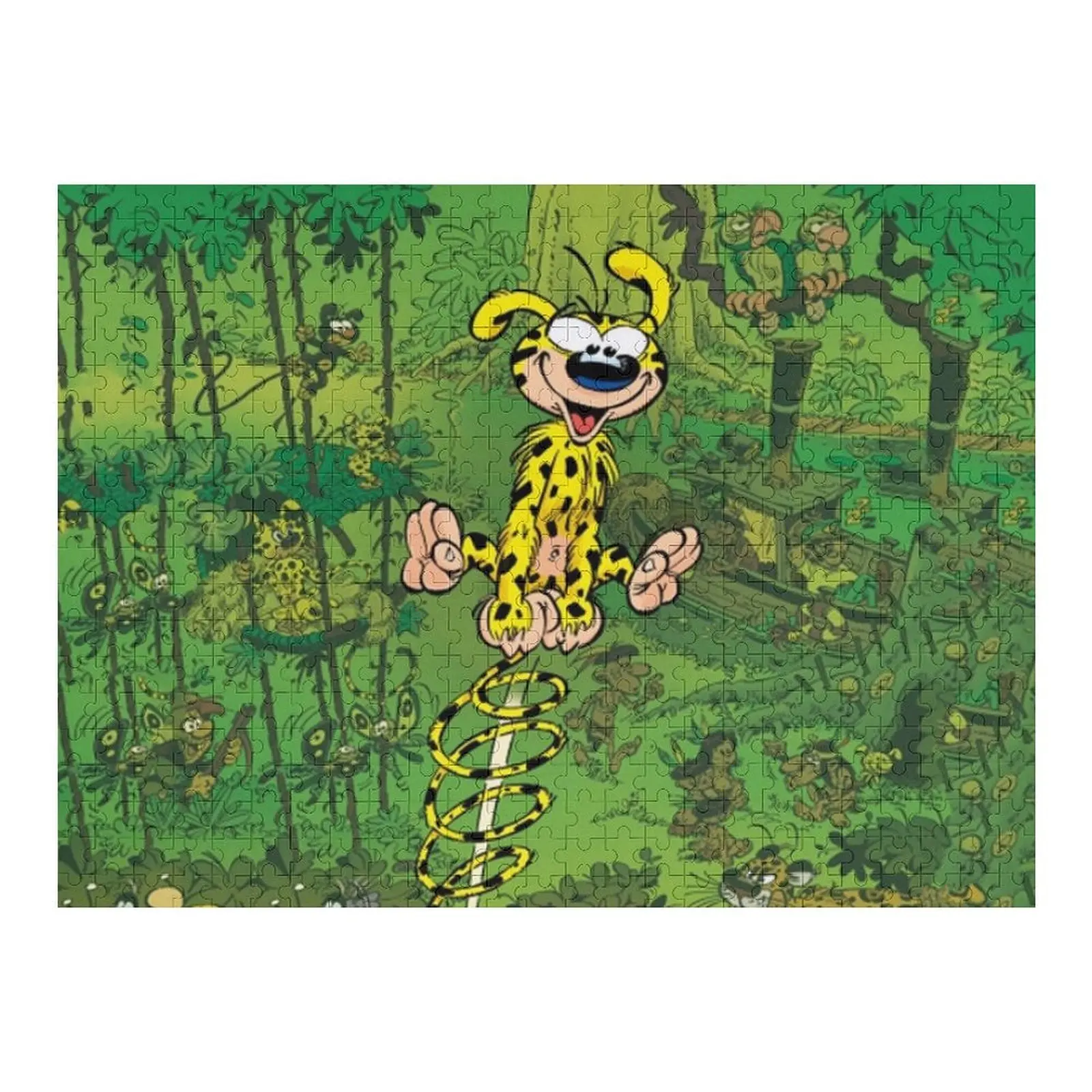 

Marsupilami spring original Jigsaw Puzzle Anime Animal Custom Gifts Puzzle