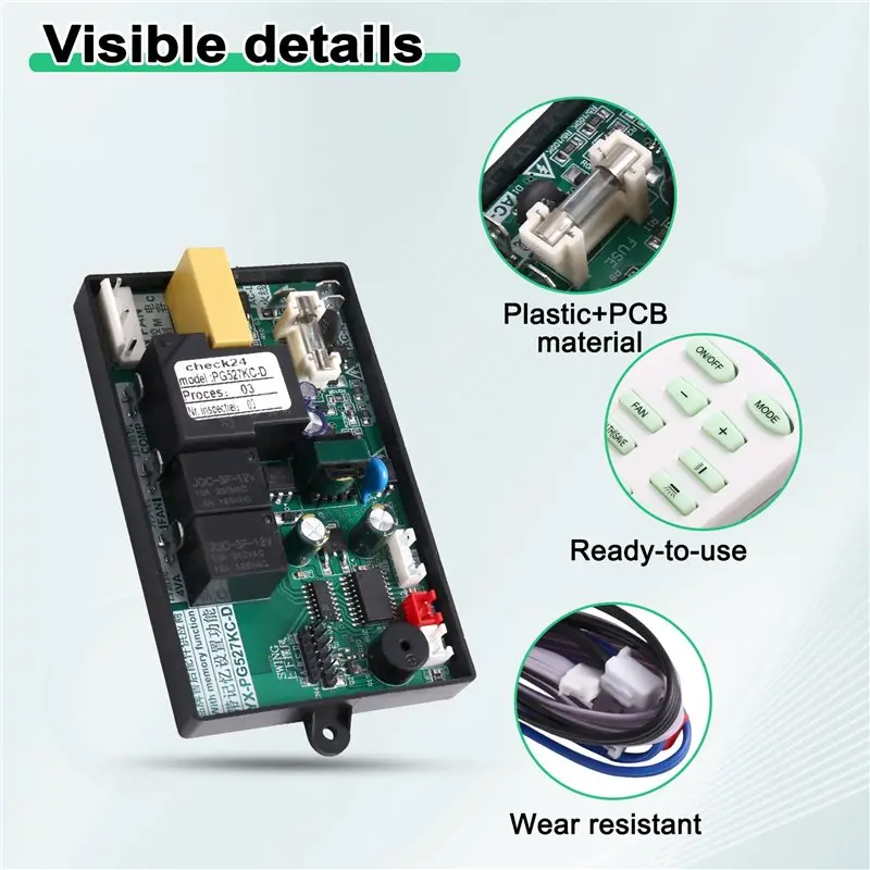 B16C-PG527 Air Conditioner Control Board With Display For Fixed-Frequency Wall-Mounted Units Only