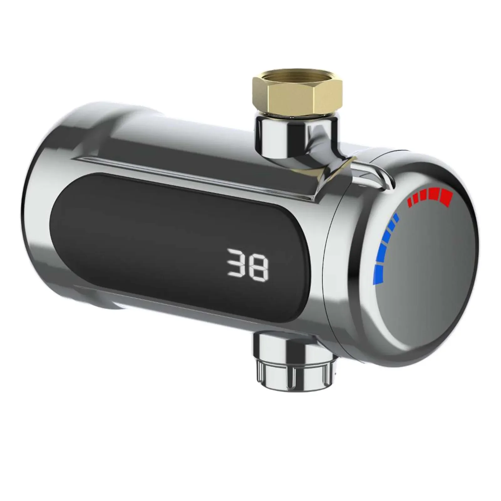 Water Tap with Instantaneous Heater LED Temperature Display Efficient and Energy Saving Perfect for Multiple Settings