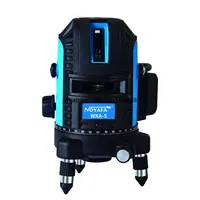 3D Auto Rotary Construction Engineering Grade  Level with 5 Green Beam Lines  Lazer Level