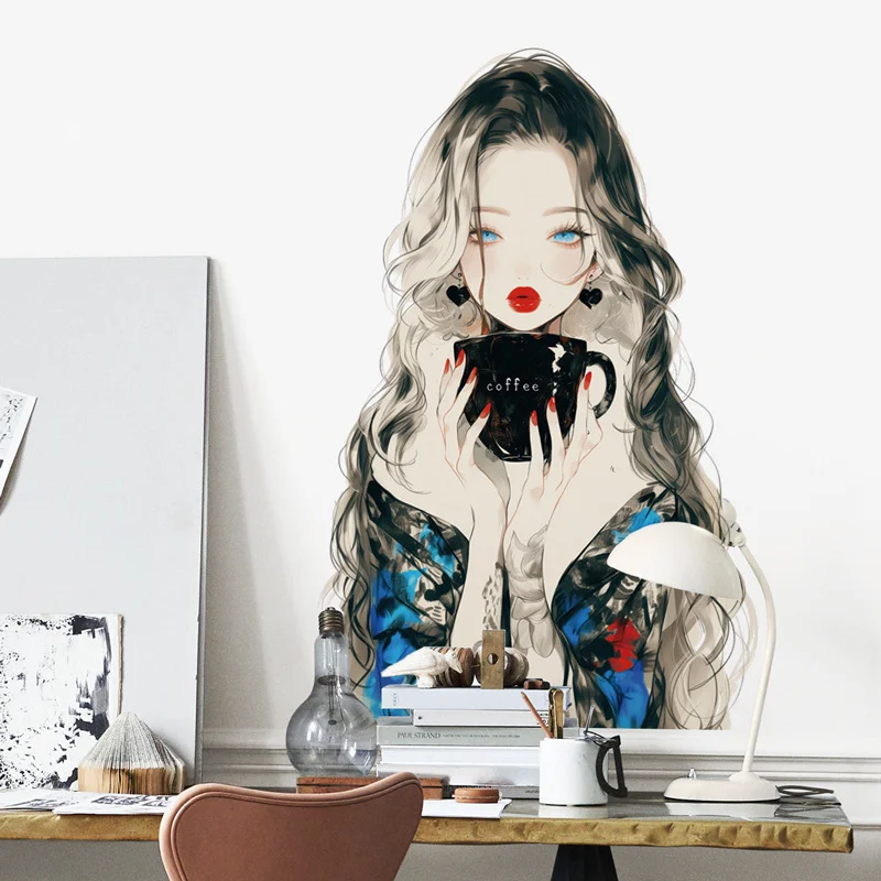 

Cartoon Wall Sticker For Children Beauty Avatar PVC Room Decor Stickers Home Decoration Accessories Self-Adhesive Wallpaper
