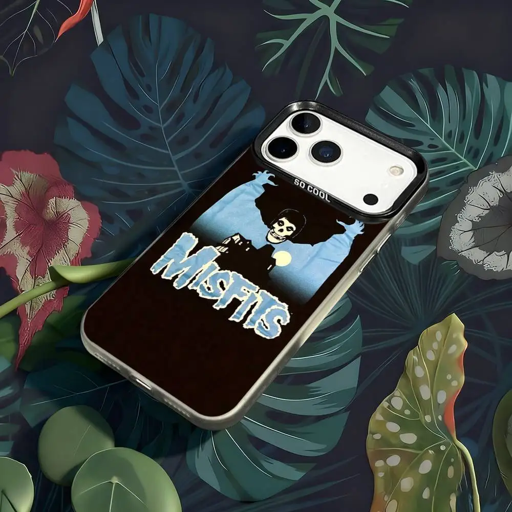 حافظة هاتف Misfits The Devils Rain لهاتف iPhone 17,16,15,14,13,12,X,8,Pro,Max,Plus,E,SE4,Air,Mini IMD أسود غير لامع #4