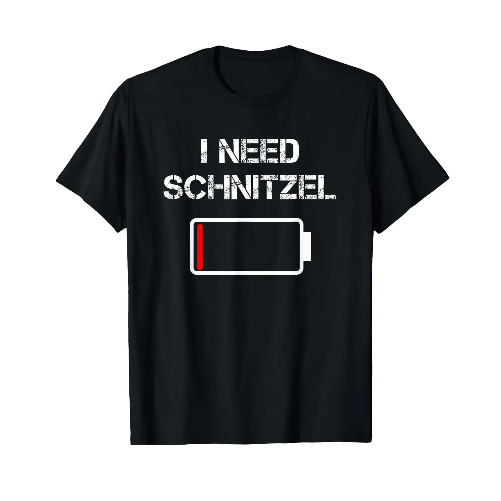 Deutsches Essen Schnitzel Ich brauche T Shirt black s vintage Washed Casual fashion Stylish Versatile Soft