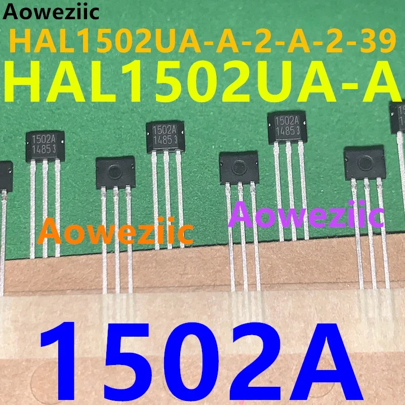 HAL1502UA-A silk screen 1502A TO-92UA digital switch card pin open drain Hall effect