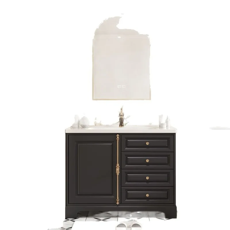 Bathroom Cabinet Ceramic Integrated Basin Simple Washbasin Toilet Hand Washbasin Cabinet Group