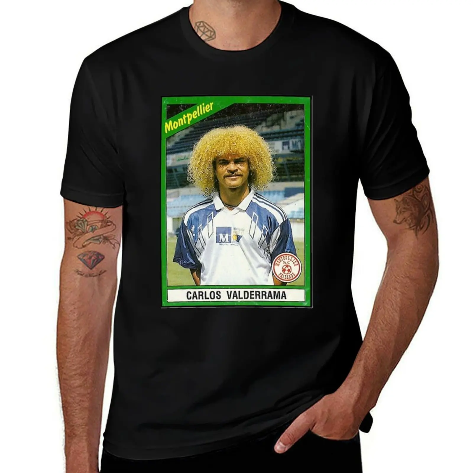 Carlos Valderrama T-Shirt man t shirt cotton high quality T-Shirt