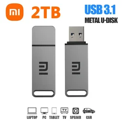 Xiaomi Original 2TB USB3.1 Flash Drive High Speed Pen Drive 1TB Metal Waterproof Large Capacity Phone Storage Device Usb Memoria