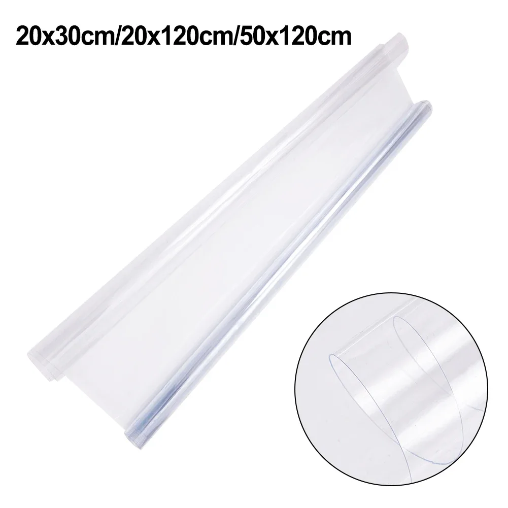 30*20cm Transparent PVC Stoff Weiche Glas Tuch DIY Klar PVC Film Stoff Wasserdichte Flexible Regenschirm Tasche schützende