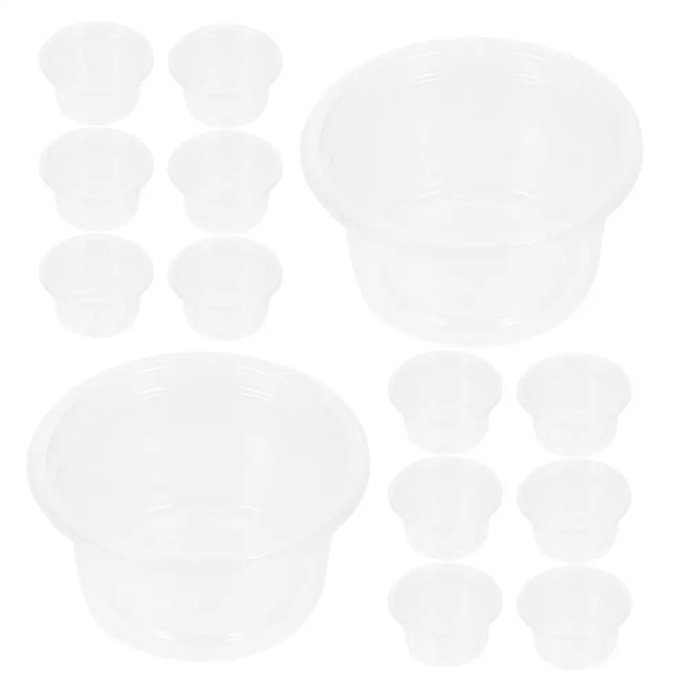 

30 Pcs Reptile Food Water Box Gecko Feeder Leopard Print Transparent Abs Bowl Pet Supplies Lizard Tank Accessories Snake Spider