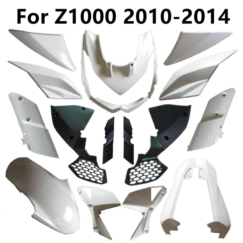 Unpainted Bodywork Fairing Plastic parts For Kawasaki Z1000 2010 20112012 2013 Accessories Pack left and right ABS Injection