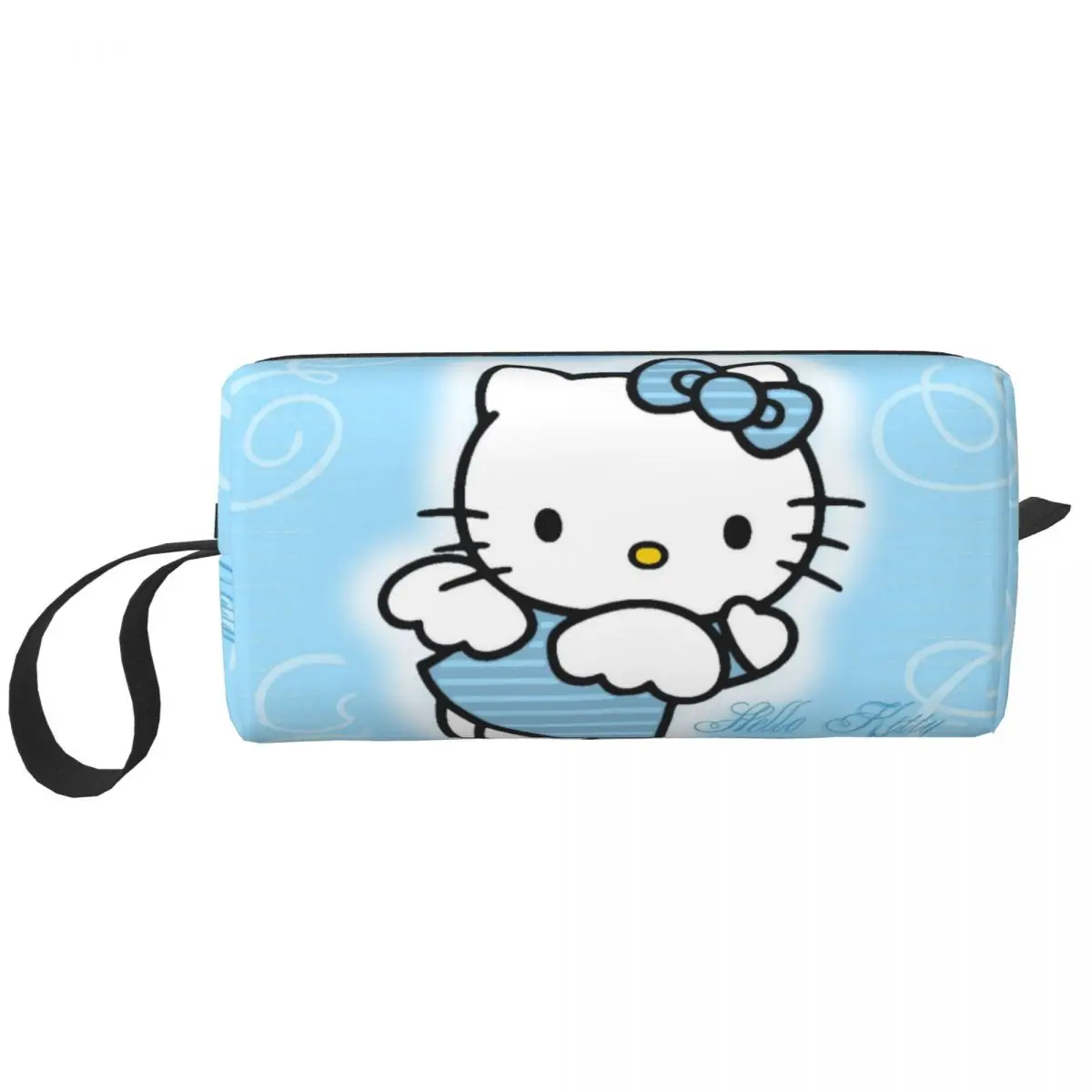 Kawaii Sanrio HelloKitty Cartoon Makeup Bag Large Cosmetic Bag Men Women Toiletry Bags Storage Pouch Bag