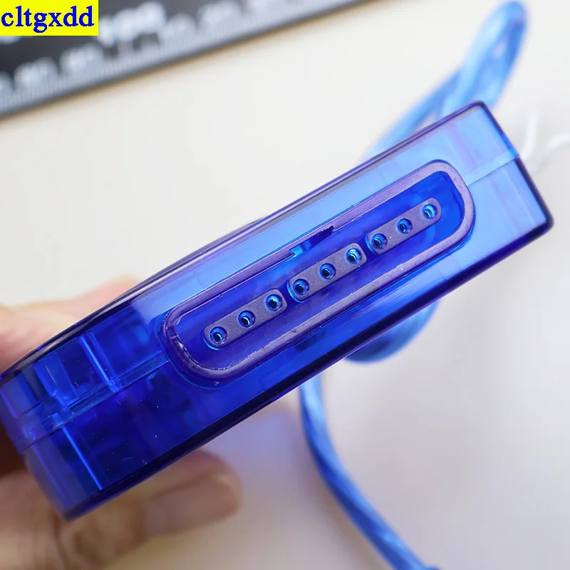 Cltgxdd 1本のアダプターケーブル、PS2からPCゲームへの接続用、デュアル接続ポイントとUSBコンバーターを備えています。