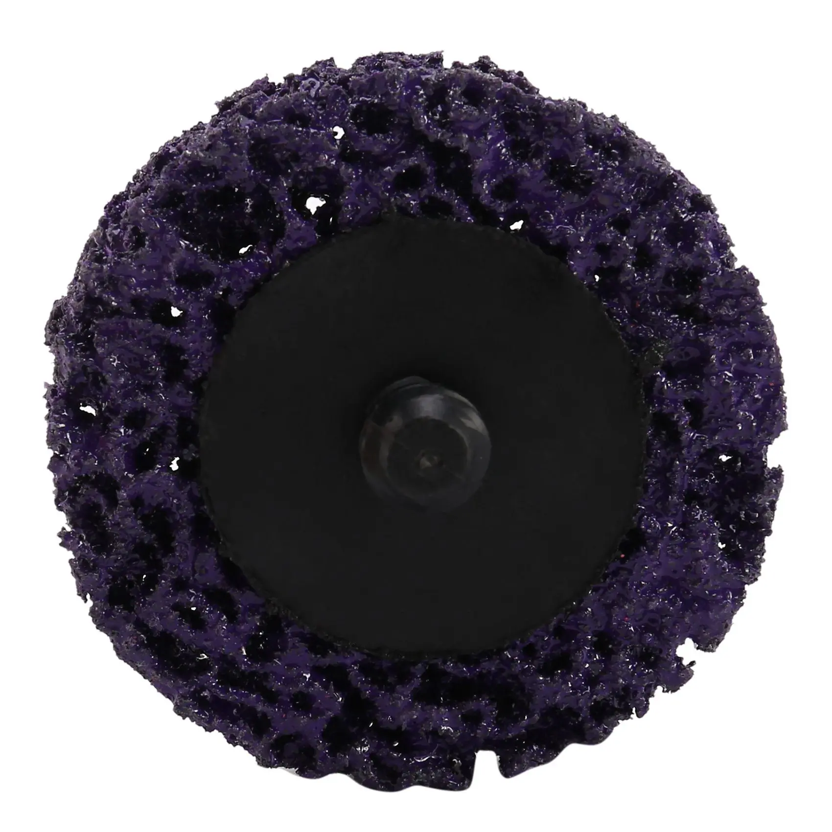 

B28C-50PCS 2 Inch 50Mm Quick Change Easy Strip & Clean Discs Purple For Paint Rust Removal Surface Prep With 2 Holder