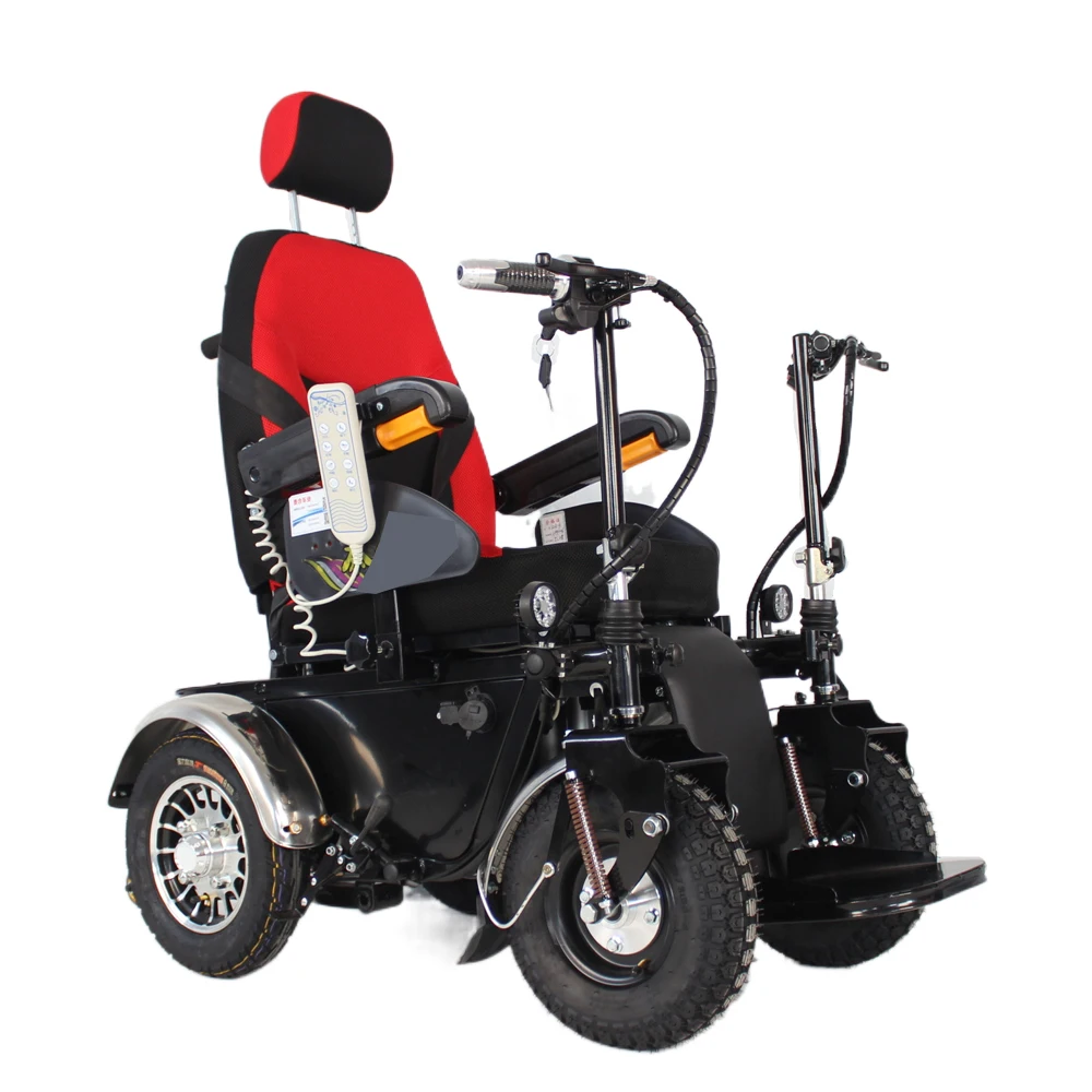 The Most Affordable Disabled Elderly Easy to Operate Automatic Remote Folding Portable Electric Wheelchair- Medical Equipment