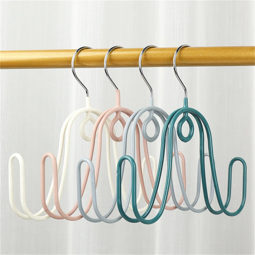 1pcs Shoes Hanger Rack Plastic Double Hook Drying Shoe Rack Multi-Purpose Drying Shoe Rack Bedroom Scarves Clothes Storage Hook