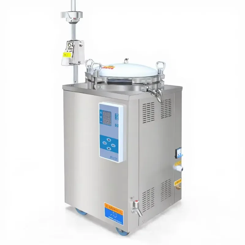 for JIBIMED Automatic Vertical Pressure Steam Sterilizer Autoclave 35L-150L Capacity 105-134 Operating Temperature