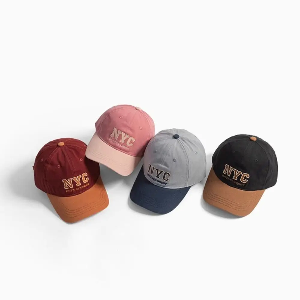 القطن قبعة بيسبول رياضية خطابات قابل للتعديل خمر بطة اللسان قبعة المضادة للأشعة فوق البنفسجية لينة في الهواء الطلق خطابات قبعة بيسبول للجنسين #2