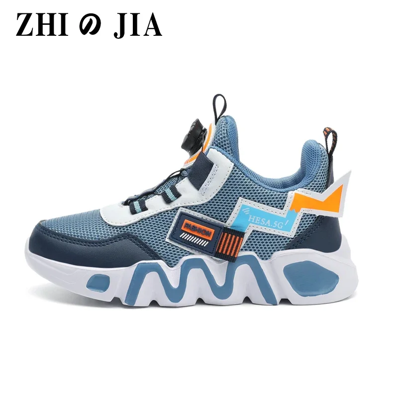 2025 Spring Kids Sport Shoes For Boys Running Sneakers Fashion Shoes Platform Light Shoes Casual Sneaker Breathable Children's 8