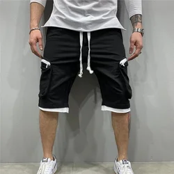 2024 Men Summer new Fast-drying Zipper pocket shorts Outdoor basketball Casual Sports Drawstring Short Pants