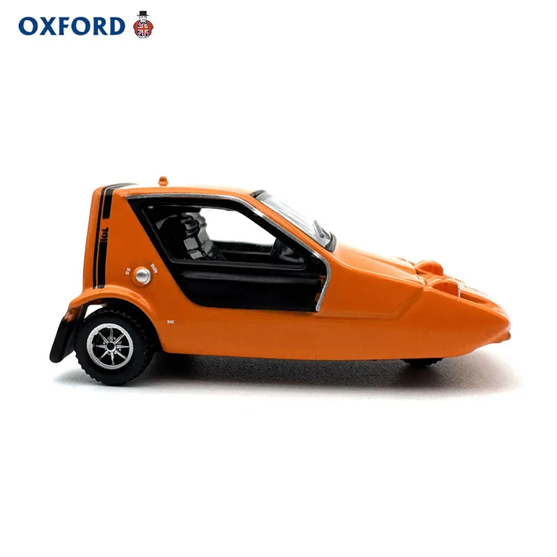 OXFORD 1/76 Scale Mini Tricycle UK Small Car Alloy Car Model Static Collection Decorated Holiday Gifts Toys Souvenir Gift