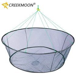 Foldable Drop Net Fishing Landing Nets Crayfish Shrimp Catcher Prawn Bait Crab Shrimp Pier Harbour Pond Mesh for Vertical Shore