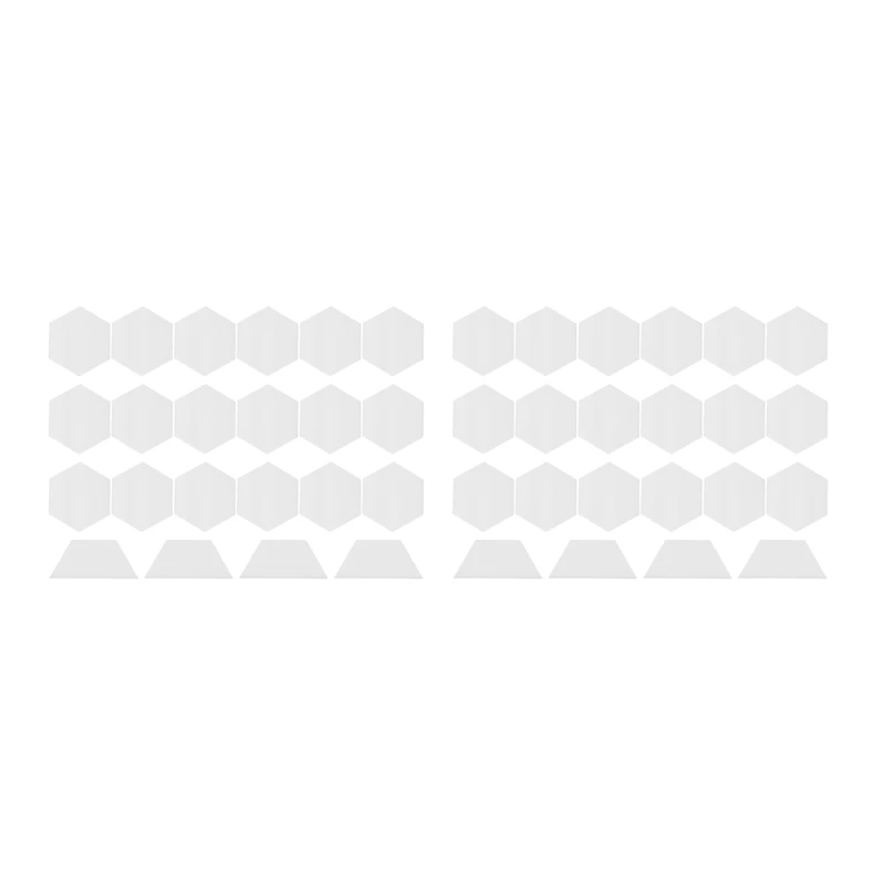 

ELOS-44Pcs Surfboard Traction Deck Pad Surf Board Non-Slip Grip Pad Foot Mat Surfing Accessories For Windsurfing Board Boat